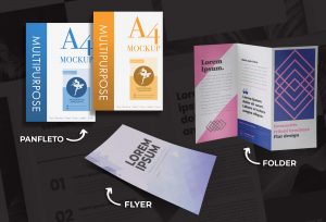 Diferença entre Flyer, Folder e Panfleto
